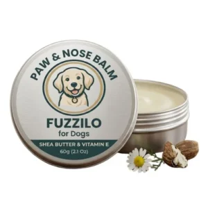 Fuzzilo Paw & Nose Balm for Dogs – Shea Butter & Vitamin E – 60g (2.1 Oz)